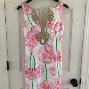 Lilly Pulitzer Pink & White Flower Dress